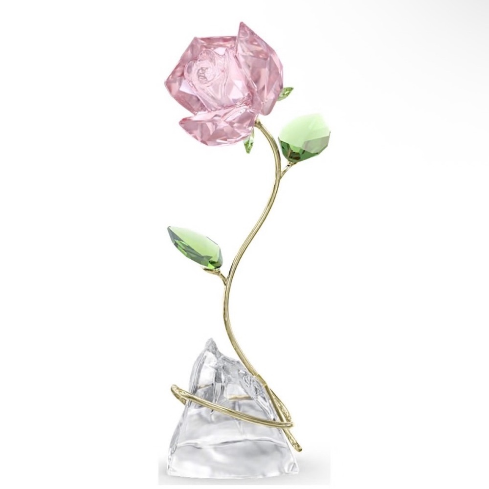 Swarovski Florere Rose Crystal Figurine